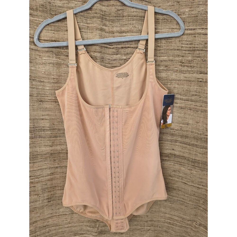 Rachel Roy Shapewear Bodysuit XL Nude Adjustable NWT